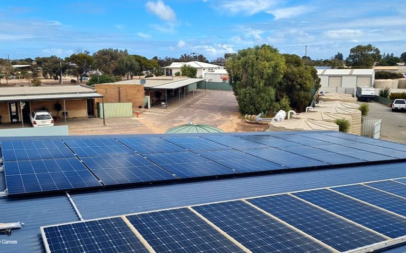 14kw solar with 24kwh Sigen battery, Ceduna Car Wash