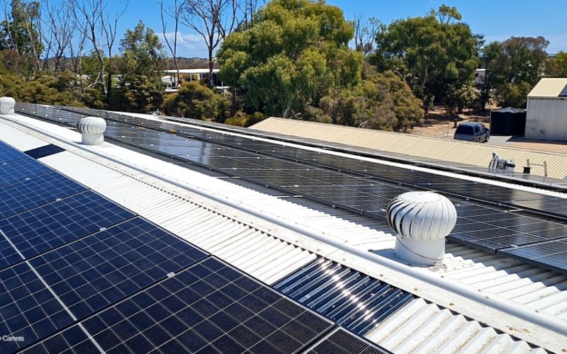 24kw solar, West Coast Oysters, Coffin Bay SA
