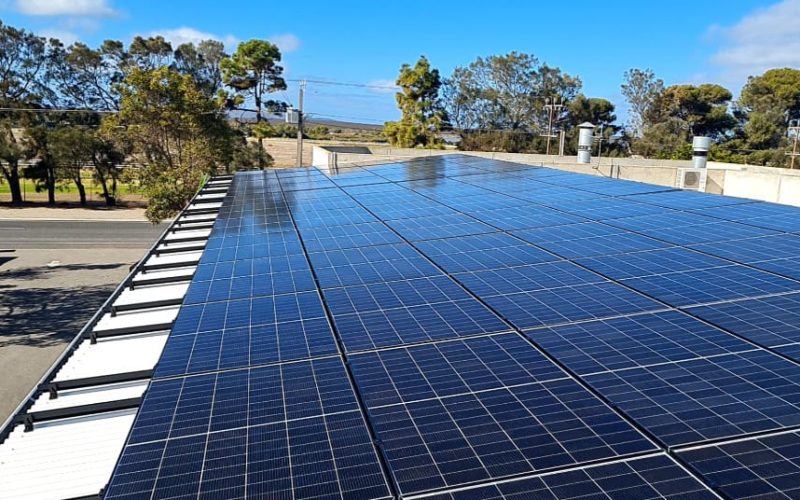 60kw solar with 60kwh Deye GE-F60 All-in-one high voltage battery system, Port Lincoln Fresh Fish Place, Port Lincoln