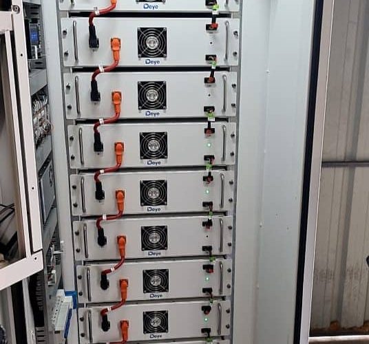 70kw solar with 60kwh Deye Deye All-in-one high voltage GE-F60 battery system, Myers Seafood/ Australian Southern Express, Port Lincoln SA