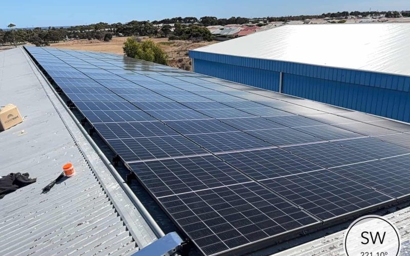67kw solar upgrade with 120kwh Sigenergy battery, Fleurieu Foods in Seaford SA